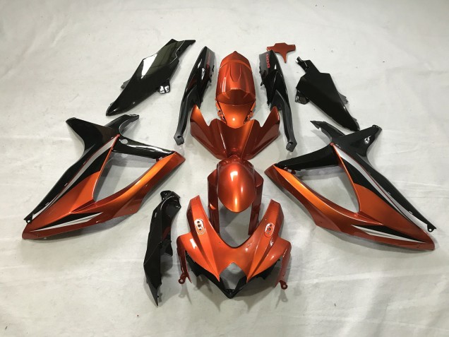 Aftermarket 2008-2010 Burnt Orange Suzuki GSXR 600-750 Motorcycle Fairing