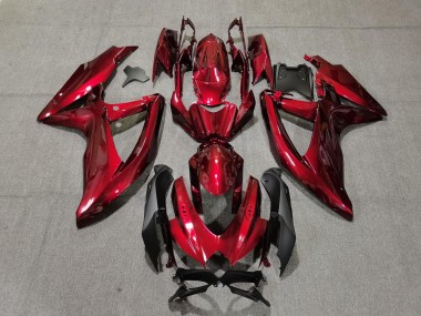 Aftermarket 2008-2010 Deep Red Suzuki GSXR 600-750 Motorcycle Fairing