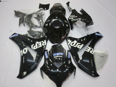 Aftermarket 2008-2011 Black Repsol Honda CBR1000RR Motorcycle Fairing