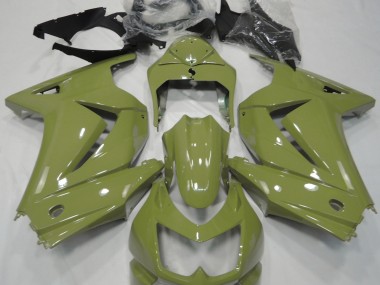 Aftermarket 2008-2013 Gloss Olive Kawasaki Ninja 250 Motorcycle Fairing