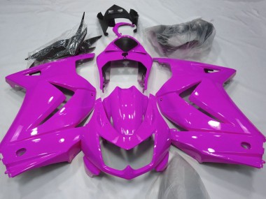 Aftermarket 2008-2013 Gloss Pink Kawasaki Ninja 250 Motorcycle Fairing