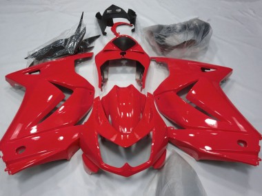 Aftermarket 2008-2013 Gloss Red Kawasaki Ninja 250 Motorcycle Fairing