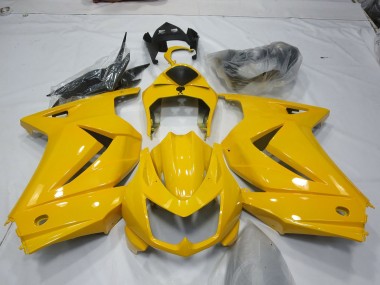 Aftermarket 2008-2013 Yellow Kawasaki Ninja 250 Motorcycle Fairing