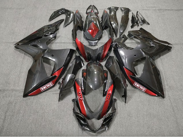 Aftermarket 2009-2016 Carbon Fiber Red Suzuki GSXR 1000 Motorcycle Fairing