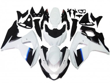 Aftermarket 2009-2016 Gloss White and Black with Red Suzuki GSXR 1000 Motorcycle Fairing