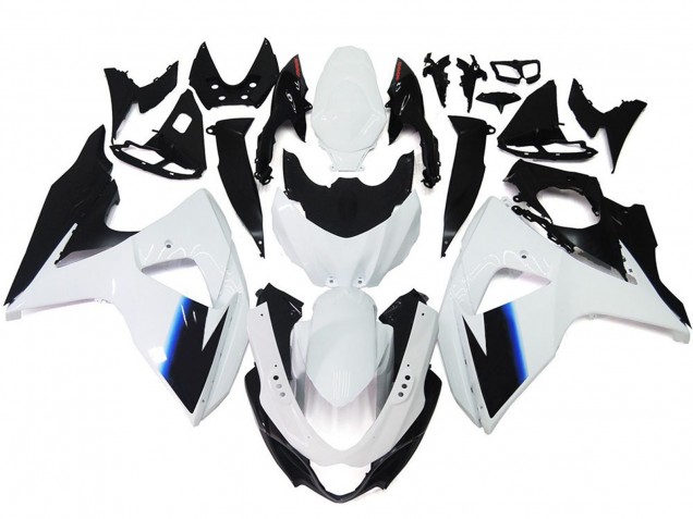 Aftermarket 2009-2016 Gloss White and Black with Red Suzuki GSXR 1000 Motorcycle Fairing