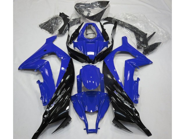 Aftermarket 2011-2015 Gloss Blue and Black Kawasaki ZX10R Motorcycle Fairing