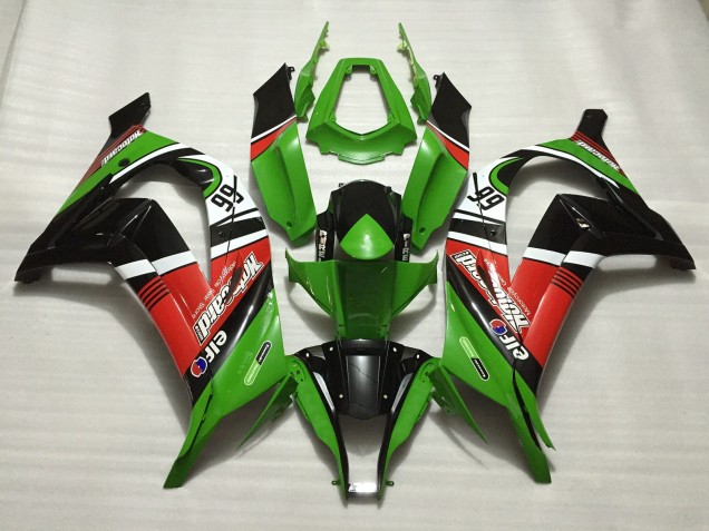 Aftermarket 2011-2015 Green 66 Kawasaki ZX10R Motorcycle Fairing