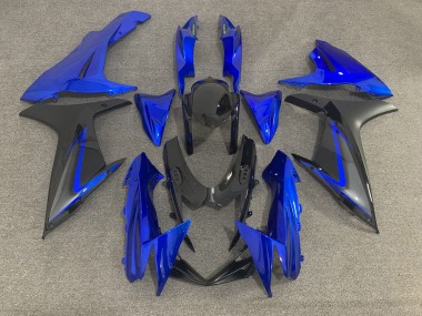 Aftermarket 2011-2020 Blue Black and Gray Suzuki GSXR 600-750 Motorcycle Fairing