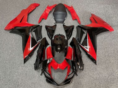 Aftermarket 2011-2020 Deep Red and Gloss Black Suzuki GSXR 600-750 Motorcycle Fairing