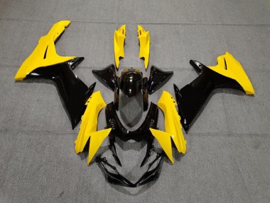 Aftermarket 2011-2020 Gloss Yellow and Black Suzuki GSXR 600-750 Motorcycle Fairing