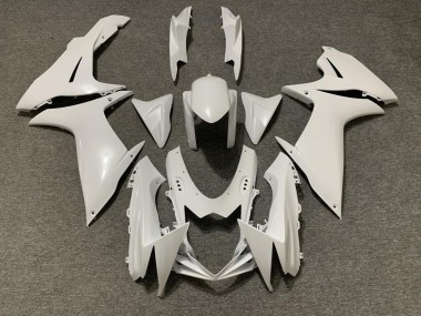 Aftermarket 2011-2020 Pearl White Suzuki GSXR 600-750 Motorcycle Fairing