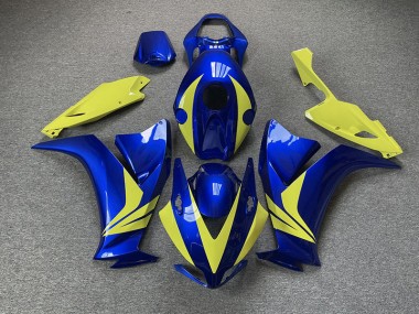 Aftermarket 2012-2016 Gloss Blue and High Vis Yellow Honda CBR1000RR Motorcycle Fairing