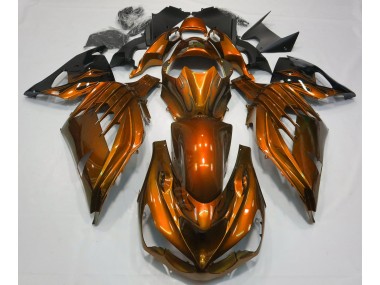 Aftermarket 2012-2019 Burnt Orange Gloss Kawasaki ZX14R Motorcycle Fairing