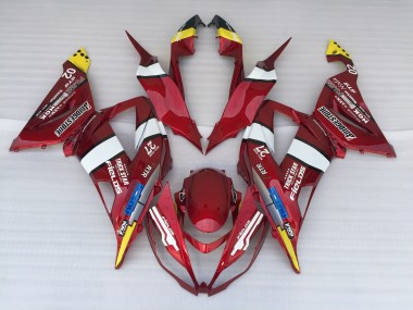 Aftermarket 2013-2018 Candy Apple Kawasaki ZX6R Motorcycle Fairing