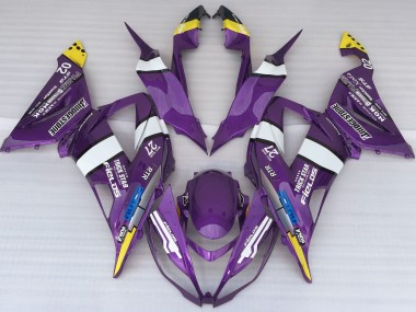 Aftermarket 2013-2018 Purple Style Kawasaki ZX6R Motorcycle Fairing