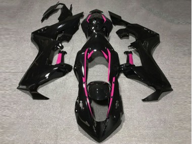 Aftermarket 2017-2019 Gloss Black & Pink Lining Honda CBR1000RR Motorcycle Fairing