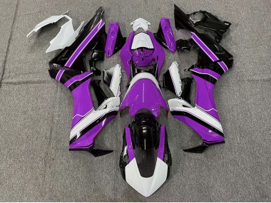 Aftermarket 2017-2019 Gloss Purple White and Black Honda CBR1000RR Motorcycle Fairing