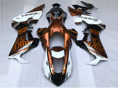 Aftermarket 2017-2019 Orange & White Custom Honda CBR1000RR Motorcycle Fairing